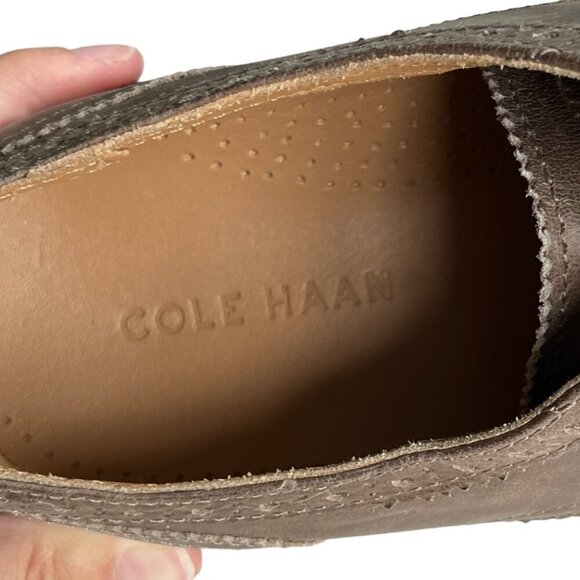 Cole Haan Mens Williams Welt Leather Oxfords Size 10.5 M Brown Business C21323 - Picture 9 of 14